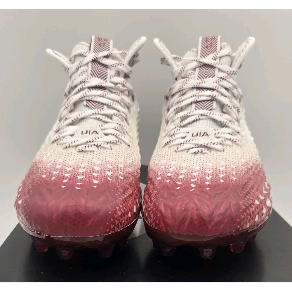 Under Armour Men's Spotlight Clone 3.0 MC Football Cleats White/Red Size 11.5 UA - Picture 4 of 6
